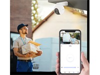 EZVIZ Smart Home WiFi Camera Pan & Tilt Dual LENS 8MP+2MP 4mm LENS, 30m IR, PAN:340°, Tilt:70°, 3D DNR, WDR, FREQ:2.4GHz~2.4835GHz, 4K RES, AI-Powered Human/Vehicle Shape Detecttion, Auto Zoom Tracking, Colorfull Night Vision, IP65, 12VDC1A [EZVIZ CS-H80X-R100-8G82WKFL]