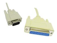 MODEM CABLE DE9 MALE TO DB25 FEMALE [XY-PC31]