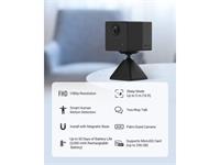 EZVIZ SMART HOME BATTERY CAMERA, 2MP 4mm LENS , IR NIGHT VISION: UP TO 5m (16 ft) , 1/2.8” CMOS , 3D DNR , WIFI , FREQ:2.4GHz~2.4835GHz , MICRO SD CARD SLOT: MAX 256GB , H.265/ H.264 , TWO WAY TALK , MAGNETIC BASE , DC5V/2A (Purchased Separately) [EZVIZ CS-BC2]