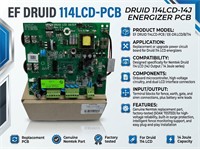 Druid 114LCD-14J Energizer PCB {EE-DR.LCD/B/114} [EF DRUID 114LCD-PCB]