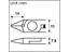 SIDE CUTTER14MM HEAD CHR/VAN {SCT717} [PRK PM-717]