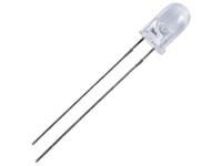 LED Clear Dome 3mm Green 20MCD [L-934GC]