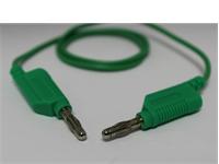 Test Lead - Green - 500mm - PVC 0,75mm sq. -  4mm Stackbl 'Lantern' Banana Plugs  15A-30VAC/60VDC [XY-ML50/075E-GRN]