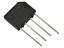 Bridge Rectifier 2A 1000V SIL KBP (L=15.3mm H=12,7mm) [KBP210G]