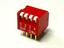 4 WAY DIP SWITCH PIANO TYPE (39/TUBE) [KTP04]