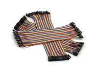 15cm Male TO Male 40Pin Solderless Breadboard Jumper Wires [BMT RIBBON JUMPER 40W M/M 15CM]