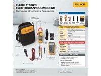 Fluke Electrician's Multimeter Combo Kit [FLUKE 117/323 KIT]