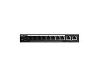 REYEE 10 PORT GIGABIT SMART CLOUD MANAGED POE SWITCH 8 PORT POE+ , MAX POE BUDGET:70W, POWER CONSUMPTION:80W , PSU: 54V @ 1.5A , 202x108x28mm , 1.38kg [RG-ES210GC-LP]
