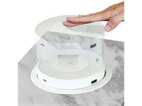 VETI Wireless Charging POP UP Power Tower 3680W, 4xV-Slim RSA Sockets, 2xRSA Sockets, 2xUSB A-Type Outlet, 2xUSB C-Type Outlet, Wireless Charging:5W, USB Charger MAX6.2A, USB Wattage:31W, 1.5m Power Cable, Cut Out:121mm Max Depth 180mm, IP20 [VETI VDMG2W]