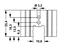 Extruded Heatsink for PCB Mounting for TO-3P TO-220 • pattern Drilled • Rth= 14 K/W • Length : 25.4mm • Black Anodised surface without PCB Pins [SK104LS-25,4]