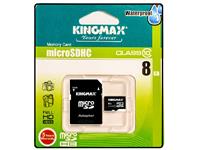 MICRO SDHC CARD 8GB + ADAPTOR CLASS 10 [MICRO SD CARD 8GB+ADPT-KINGMAX]