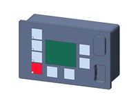 Operator Panel with Display for SIMOCODE Pro V7 LEDs for Status Display and 4 Freely Assignable Keys for Manual Control, Color: Titanium Gray [3UF7210-1AA01-0]