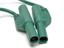 SAFETY TEST LEAD PVC Stackable 4mm STR. SHRD PLUG TO STR. SHRD PLUG  1mm sq. 16A 1000VDC CATII (934095104) [MLS-WS 100/1 GREEN]