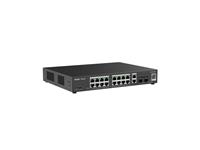 Reyee 18 Port Gigabit Smart Cloud Managed PoE Switch 16 Port PoE + 2XSFP PORTS 1000BASE-X, Max PoE Budget:250W, Power Consumption:269W, PSU:100~240VAC 4.5A, 300x223X43.6mm, 2.8kg [RG-ES220GS-P]
