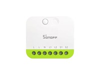 Dual Gang ZIGBEE 3.0 Smart Wall Switch with Two Independently Controlled Relays (10 A Per Channel, 16 A Total). Fits Behind Standard Switches, Supports External Switch Inputs, Acts as a ZIGBEE Router to Strengthen Mesh Coverage. Requires a ZIGBEE Hub [SONOFF MINI-ZB2GS MINI DUO 2GANG]