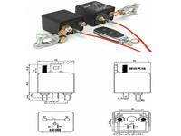 Car Battery Disconnect Switch. 12V, 200A Remote Control Relay Power Off Switch. Please note that the CR2032 batteries for the remotes are not included. Communica part number is CR2032 ENERGIZER for the batteries [BDD CAR BATTERY DISCONECT+REMOTE]