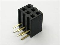 6 way 2.0mm PCB Right Angled Pins DIL Female Socket Header [627060]