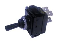 Toggle Switch • Form : 2A-DPST(NO) • 16A-250VAC • Solder-Lug • Flat Nylon Lever Actuator [C1750H]