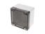 Heavy Duty Enclosure • Polycarbonate • 90x90x60mm • Grey with Smoked Lid [1554E2GYSL]