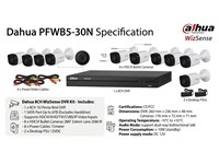 Dahua 8CH WizSense DVR Kit - Includes:1 x 8CH 1U Penta-Brid DVR 1 SATA Port Up to 6TB (Excludes Hardrive) Supports HDCVI/AHD/TVI/CVBS/IP Video Inputs - 8x HDCVI Bullet Cameras 2MP 3.6mm Lens 20M IR - 8 x Power Cables 15meter - 2 x Desktop PSU 12VDC [DHA XVR1B08-I/8-B1A21P 3.6MM KIT]