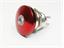 VANDAL RESISTANT PUSH BUTTON SW 16mm MOM  MUSHROOM BUTN. RED DOT LED 12V 1n/o 2A-36VDC -IP65- STAINLS STEEL (ANTI VANDAL) [AVP16M-M1SDR12]