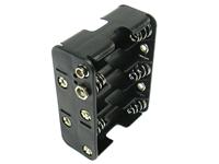 Battery Holder with Snap Terminal for 10 pcs of AA [UM3X10]
