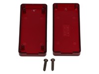 Enclosure ABS Miniature Plastic 65 x 30 x 15.5mm for USB Translucent Red IP54 [1551USB3TRD]