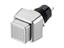 Midget Push Button Switch • Alternate • Form : SPST-1-0-A • 3A-125 VAC • Silver-Button • Square Actuator [DS457S]