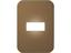 One Single Module Horizontal Cover Plate (Bronze) (Black Trim) [VB6102BZ]