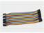 JUMPER FEMALE/FEMALE 15CM IN 40WAY COLOUR CABLE [GTC RIBBON JUMPER 40W F/F 15CM]