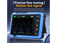 FNIRSI DSO-510 Handheld Oscilloscope/DDS Signal Generator 2 IN 1, Digital Portable Oscilloscope 2.8 INCH TFT, 10MHZ Bandwidth, 48MS/S Sampling Rate, Trigger Function Auto/Nomal/Single [FNIRSI DSO510 10MHZ 2IN1 SCOPE]