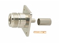 N 50R Socket Crimp 5MM RG58 P/M SQ/FL [53K104-006A1]