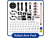 ACEBOTT ROBOT ARM CAR EXPANSION PACK FOR ACEBOTT ESP32 SMARTCAR KIT QD001 NOT INCLUDED [ACEBOTT 5DOF ROBOT ARM KIT QD007]