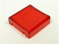 18x18mm Red Square Translucent Sealed Lens IP65 [TS1818RD]