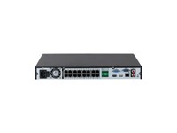 Dahua WizSense 16 Channel 1U 2HDD 16PoE Network Video Recorder, Res:16MP/12MP/8MP/6MP/5MP/4MP/3MP/720P, 2xSATA Ports MAX 20TB, 2xUSB2.0, HDMI/VGA, 1xRJ45 Port 10/100/1000Mbs, 16×PoE Ports 10/100 Mbps, Smart H.265+/H.265, 2.60kg [DHA NVR4216-16P-EI]
