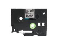 Brother Compatible Label Cartridge, Black On Silver, Tape 6Mm (8Metres). Aze-911 = Tze -911 [AZE-911]