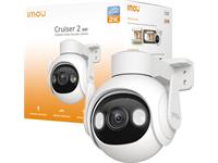 IMOU Cruiser 2 Full Color Outdoor WiFi Pan & Tilt Camera 3MP 3.6mm Lens 30M IR Night Vision, 1/2.8” CMOS, H.264/H2.65, Two-Way Talk, AI Human/Vehicle Detect, Alarm Notificatio, Micro SD Card Slot Upto 256GB, 20fps, iOS, Android, ONVIF, IP66 [IMOU IPC-GS7EP-3M0WE 3.6MM]