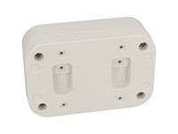 Enclosure FRABS Plastic 80 mm x 120 mm x 45 mm Light Gray IP54 Desktop/Wall Mount/IOT Indoor (Flame Retardant) [1556CGY]