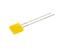 2.3 x 7mm Rectangular LED Lamp • Yellow - IV= 1.3mcd • Yellow Diffused Lens • 110° [L-153YDT]