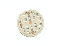 Circular Connector M23 Signal Female Solder Insert CW- 19 Pole, for 16x1mm/3x1,5mm Contacts - 8/10A @ 320VAC Max. [7001919104]
