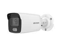 Hikvision ColorVu Bullet Network Camera 2MP IR, White Light Range 30m, 2.8mm Lens, 120dB WDR,BLC, HLC, 3D DNR ,Line crossing detection, intrusion detection, Built-in micro SD slot, up to 128 GB , 3D DNR , IP67 [HKV DS-2CD2027G1-L (2.8MM)]
