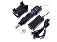 Smart PID-Controlled Hot Air Rework Tool with 550 W Power, Adjustable 100 – 450 °C TEMP, 20 Airflow Levels, LCD Display, Magnetic Standby and Presets for Quick Soldering and Repair. [FNIRSI SAG-55 ADJ HOT AIR GUN]