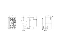 Power Contactor, AC-3e/AC-3, 25 A, 11 kW / 400 V, 3-pole, 110 V AC, 50 Hz, auxiliary contacts: 1 NO + 1 NC, screw terminal, size: S0 [3RT2026-1AF00]