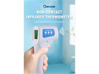 Digital Non-Contact Infrared Thermometer Ambient TEMP:10°C ~ 40°C, 3 Colour Backlight, Automatic Data Recording Measuring Distance : 3cm ~ 5cm,Three Mode : Surface, Human Body or Room, Option : ºF or ºC, AUTO-SHUTOFF , ≤ 300mW (2 x AAA [JXB-178]