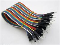 JUMPER MALE/MALE 30CM IN 40WAY COLOUR CABLE [GTC RIBBON CABLE JUMPER 40W M/M]