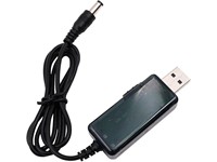 USB DC 5V TO 9V/12V Step-Up Converter Power Cable. 9V or 12V Selected by a Switch. Includes LED Display to Show Voltage [USB DC 5V TO 9V/12V POWER CABLE]
