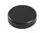 ABS Plastic Miniature Enclosure - Snap-Fit / Wall-Mount Round 80x20mm Unvented IP30 - Black [1551SNAP13BK]