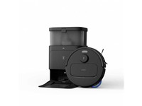 Ecovacs Smart Robot Vacuum, Suction Power:10000Pa, ZeroTangle 2.0, Dustbin Capacity:350ml, Bag:2.6L, Clean Water Tank Capacity:3.5L, Dirty Water Tank Capacity:3L, Laser Obstacle Avoidance, Voice control with 3rd-Party, 340x485x540mm, 15kg [ECOVACS DEEBOT N30 PRO-OMNI-BK]