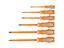 Insulated Screwdriver Set 6pc 1000V ( F3.0X75mm - F4.0x100mm - F5.5x125mm - F6.5x150mm), (PH1x100mm - PH2x100mm) [KTK0306]