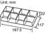 UTILITY COMPONENT STORAGE BOX 187,5X117X22MM {UCS1912} [PRK SB-1912]